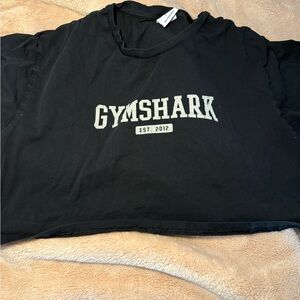 Gymshark Black Tee with Logo